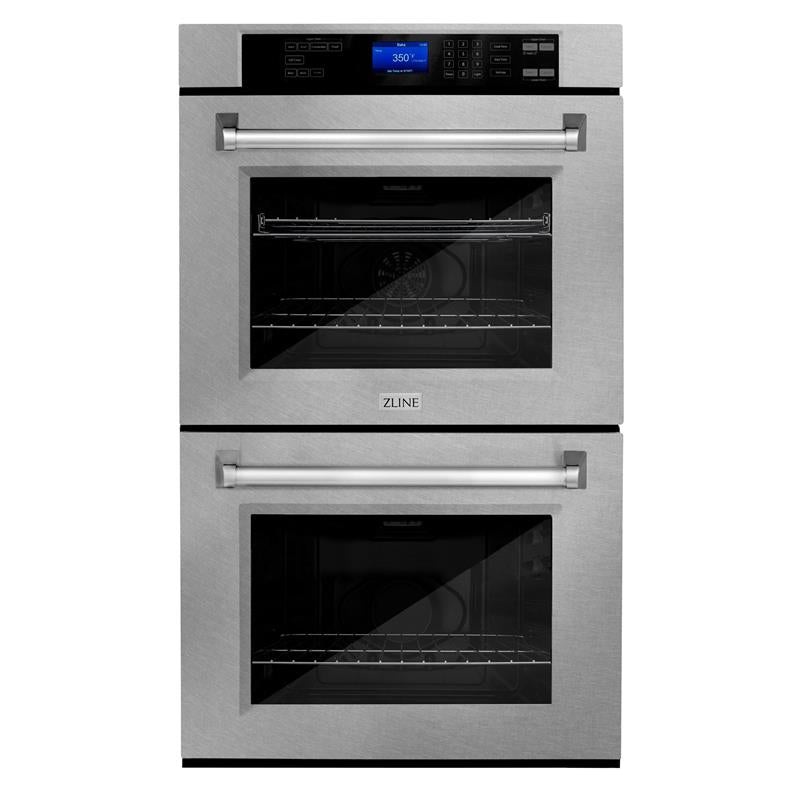 ZLINE 30 in. Professional Double Wall Oven with Self Clean (AWD-30) [Color: ZLINE DuraSnow Stainless Steel ] – (AWDS30)
