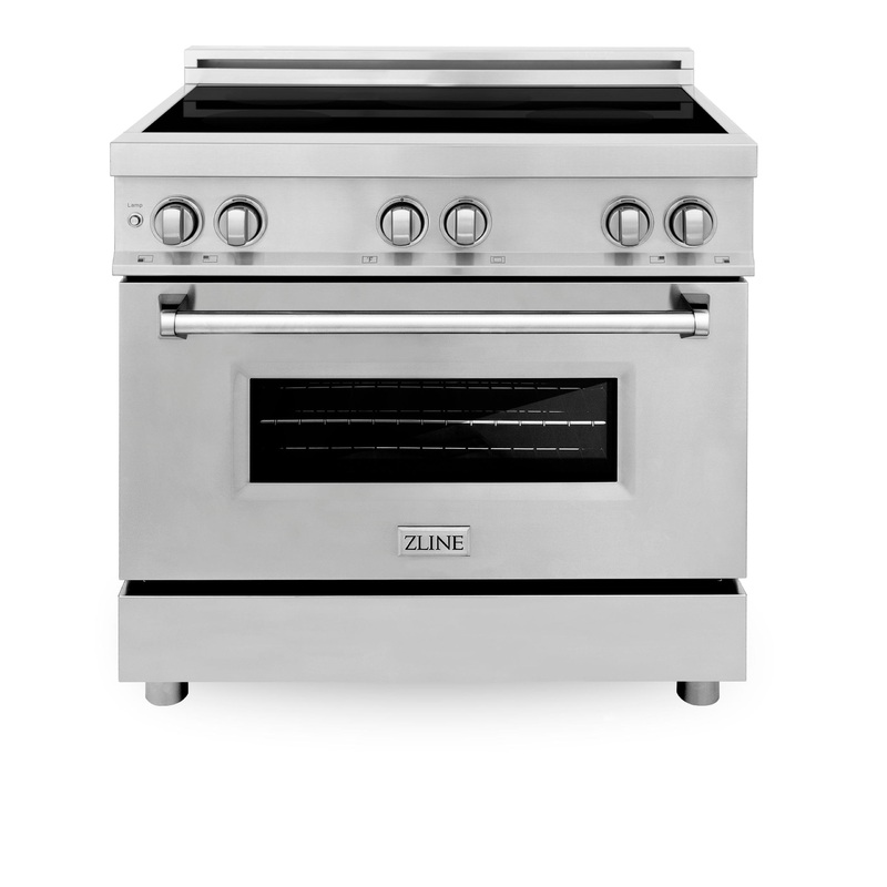 ZLINE 36″ 4.6 cu. ft. Induction Range with a 5 Element Stove and Electric Oven in Stainless Steel (RAIND-36) [Color: Stainless Steel] – (RAIND36)