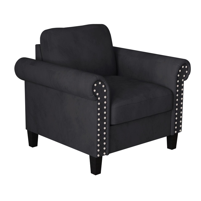 ALANI ACCENT CHAIR-BLACK