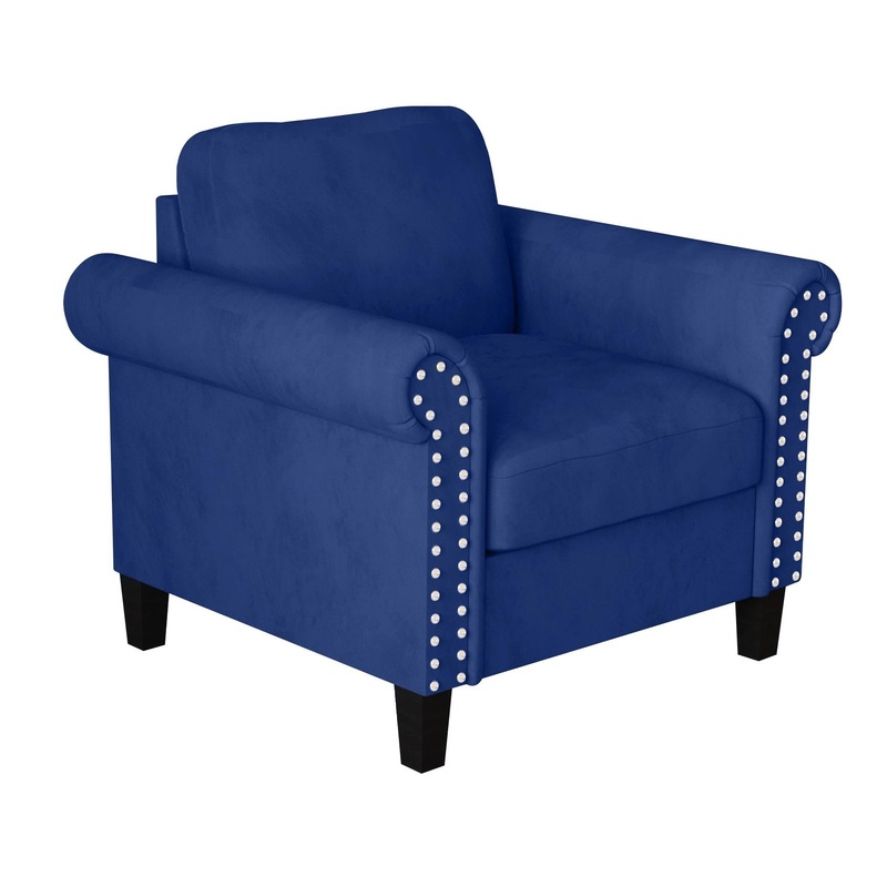 ALANI ACCENT CHAIR-DEEP BLUE