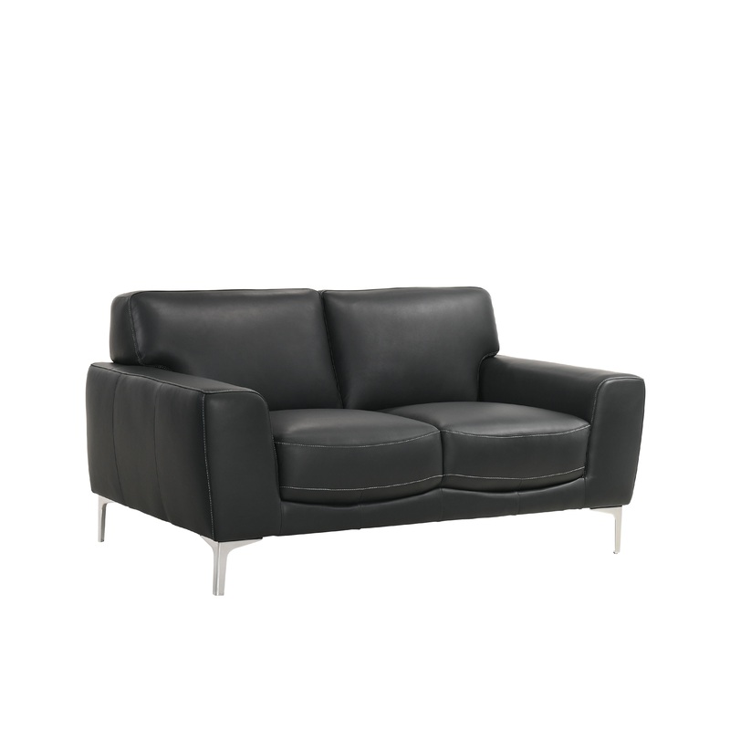CARRARA LOVESEAT-BLACK