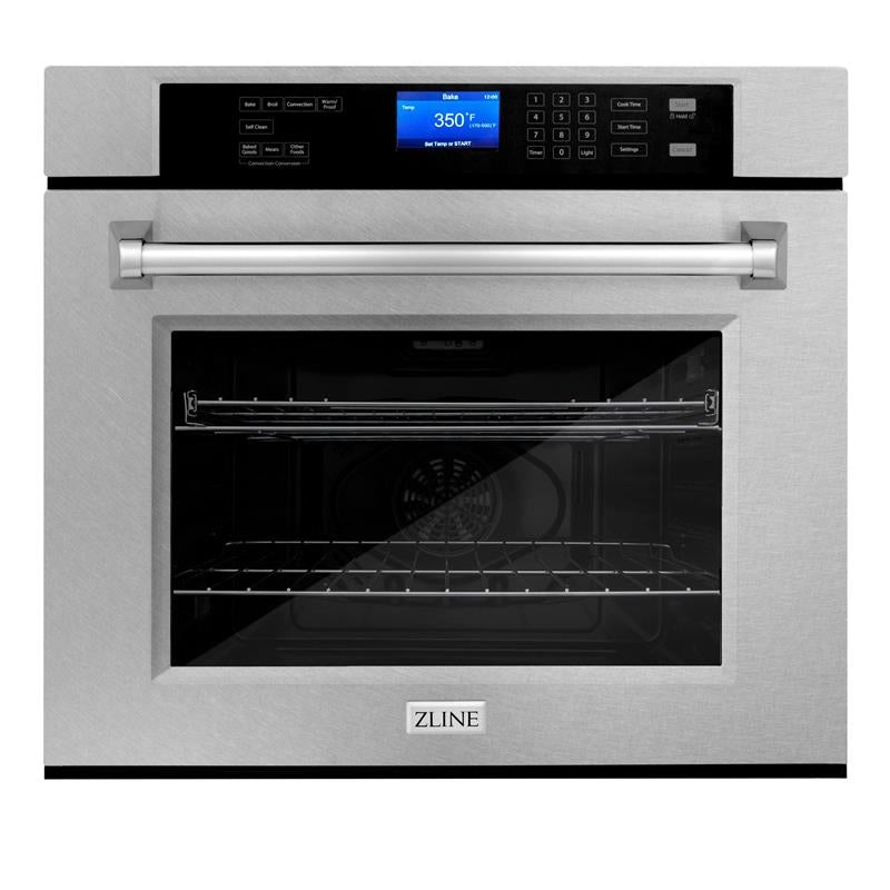 ZLINE 30″ Professional Single Wall Oven with Self Clean and True Convection in Stainless Steel (AWS-30) [Color: ZLINE DuraSnow Stainless Steel ] – (AWSS30)