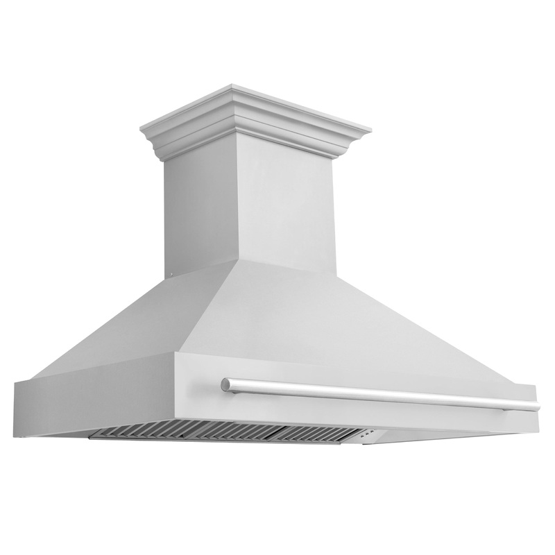 ZLINE 48 in. Stainless Steel Range Hood with Stainless Steel Handle (8654STX-48) [Color: Stainless Steel] – (8654STX48)