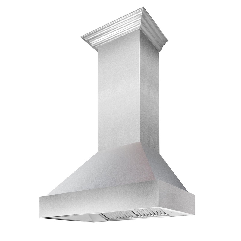 ZLINE DuraSnow Stainless Steel Range Hood with DuraSnow Shell (8654SN) – (8654SN48)