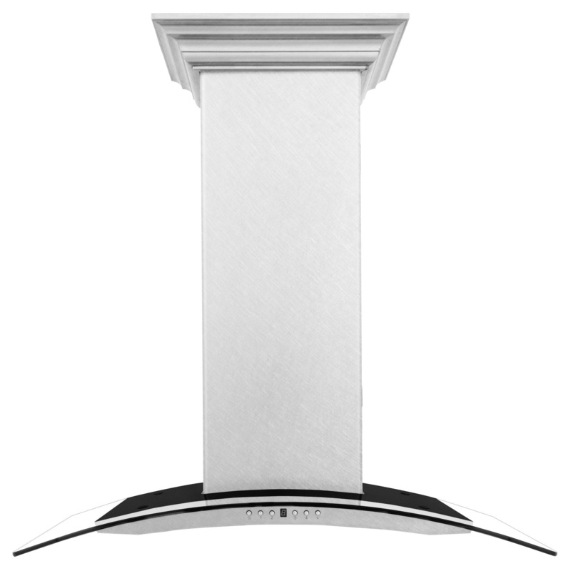 ZLINE Wall Mount Range Hood in DuraSnow Stainless Steel & Glass (8KN4S) – (8KN4S48)