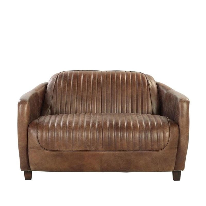 Acme Furniture Brancaster Loveseat in Retro Brown 53546