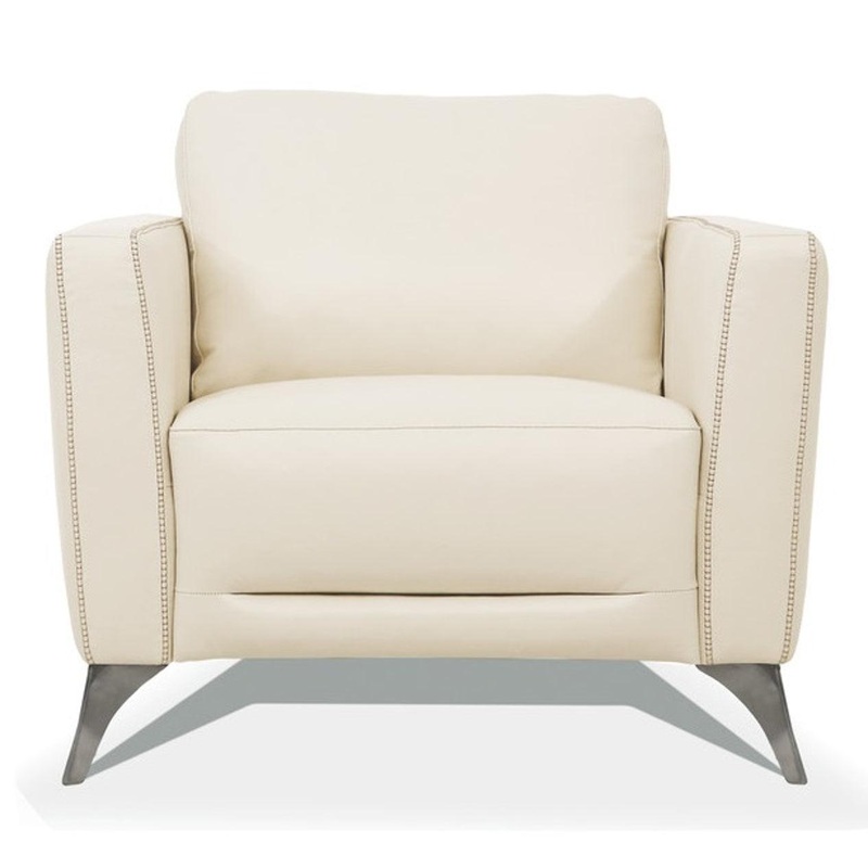 Acme Furniture Malaga Chair in Cream 55007