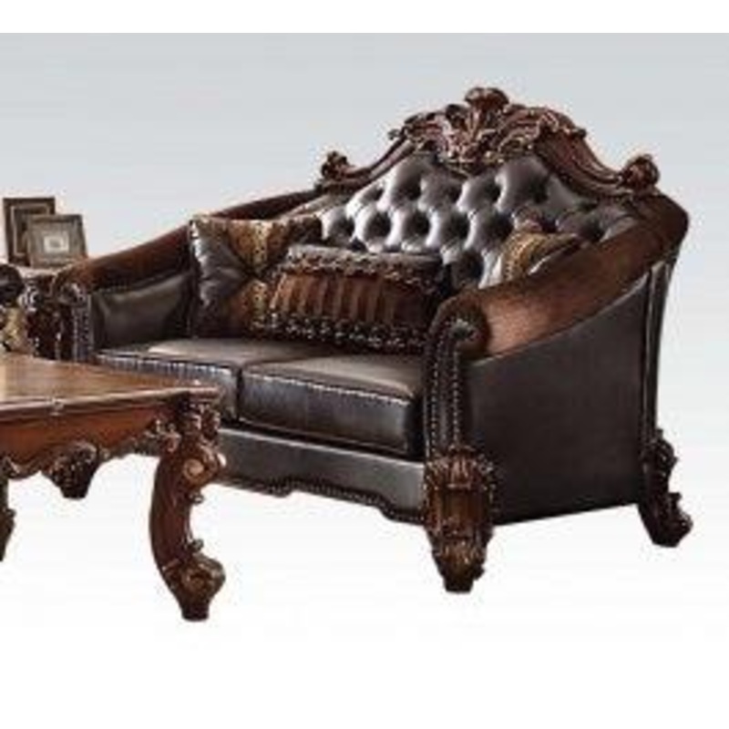 Acme Vendome Loveseat in Cherry 53131