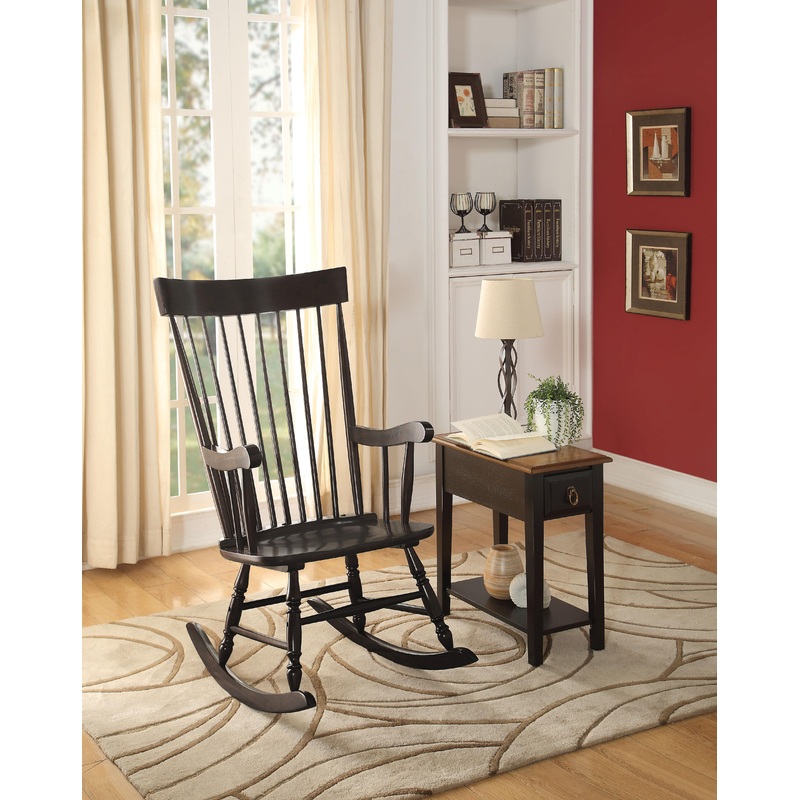 Arlo Black Rocking Chair