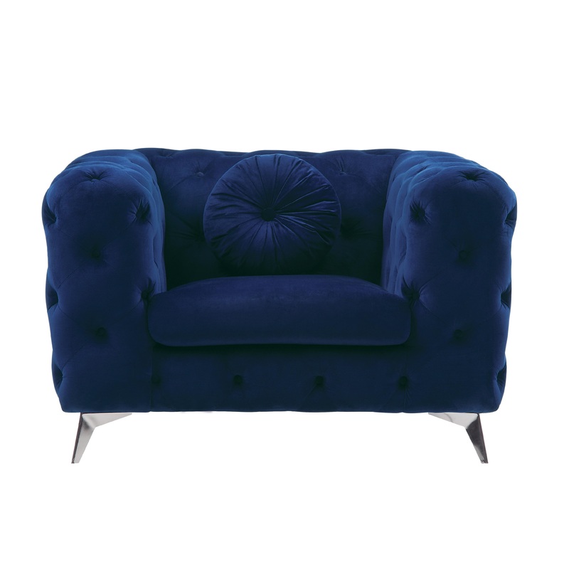 Atronia Blue Fabric Chair