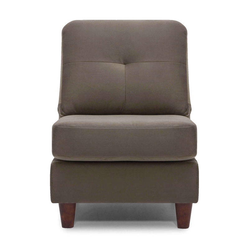 Solo Armless Chair – Fabric