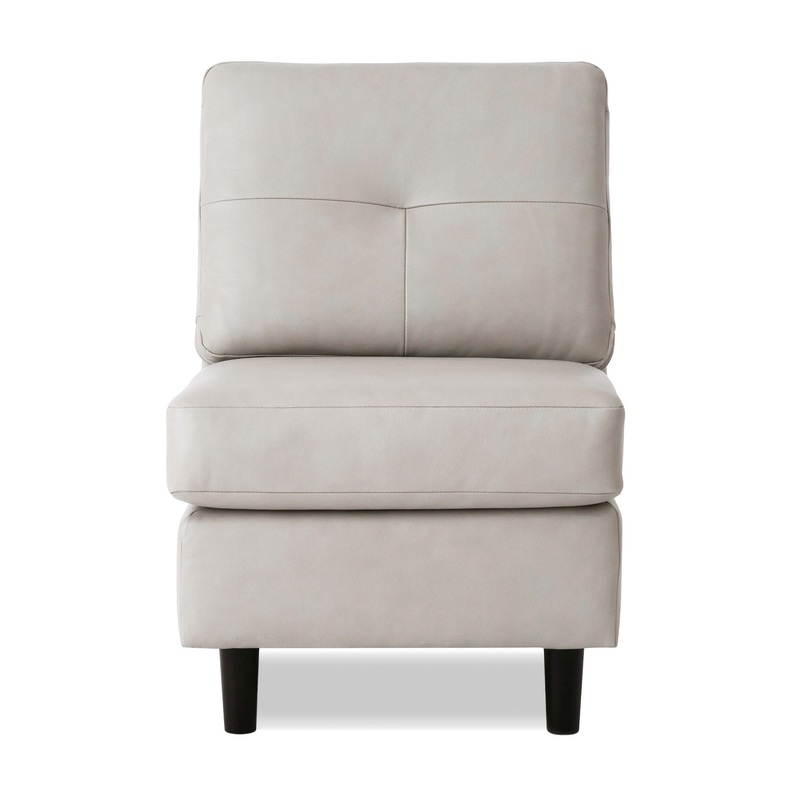 Solo Armless Chair – Leather