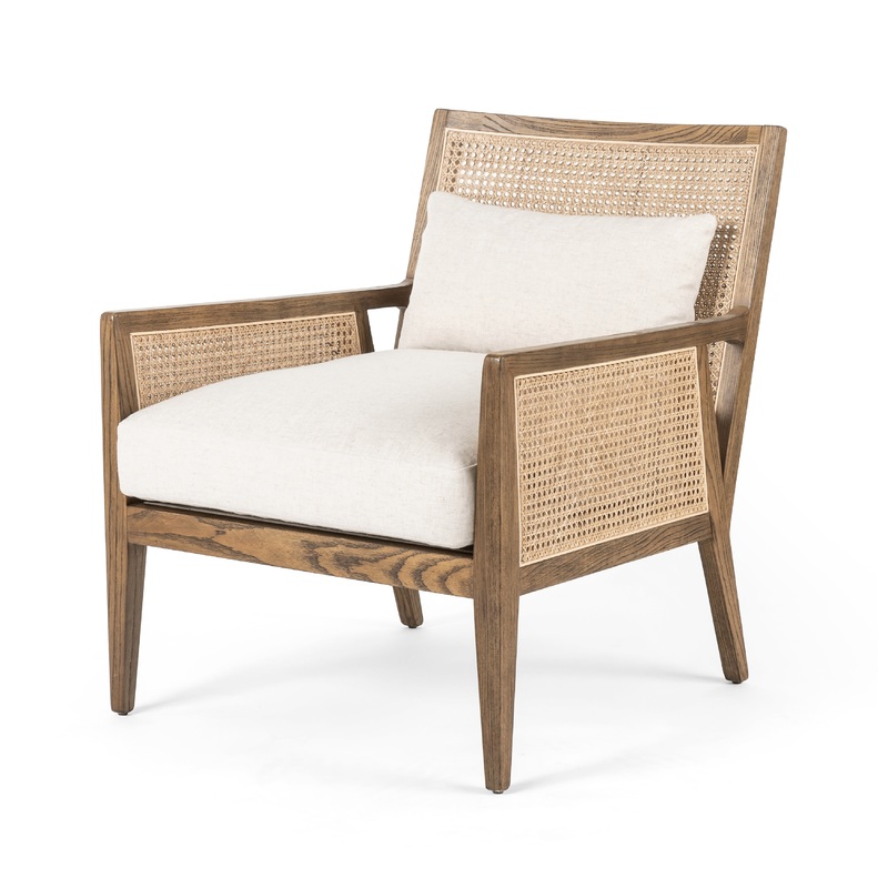 Antonia Cane Chair-Toasted Parawood