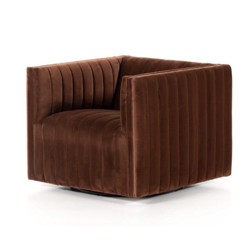 Augustine Swivel Chair- Surrey Auburn