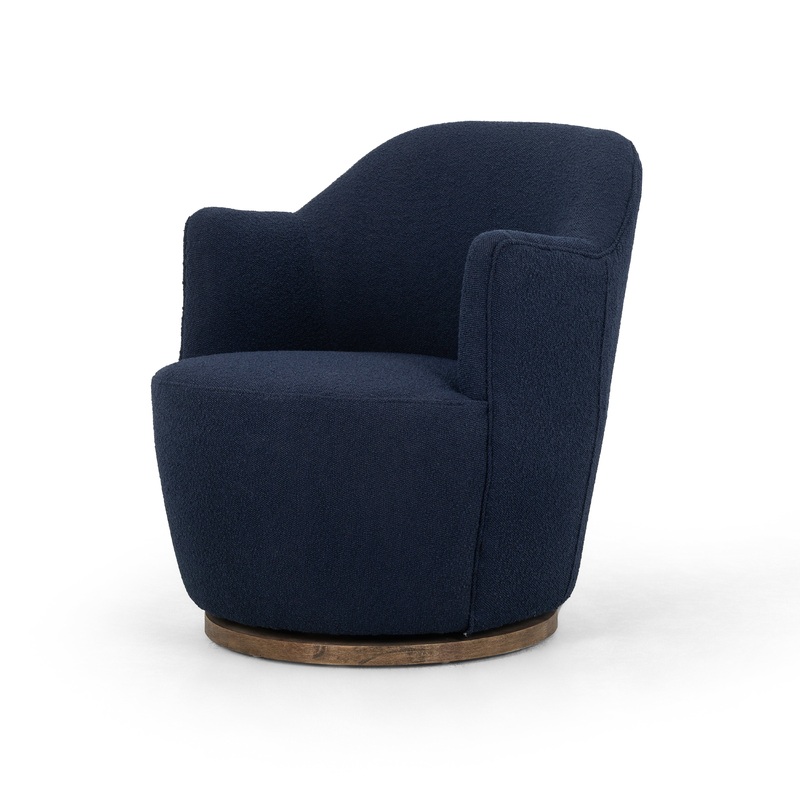 Aurora Swivel Chair – Copenhagen Indigo