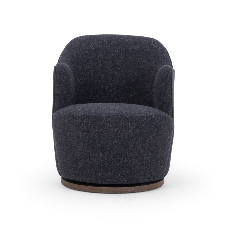 Aurora Swivel Chair – Thames Slate