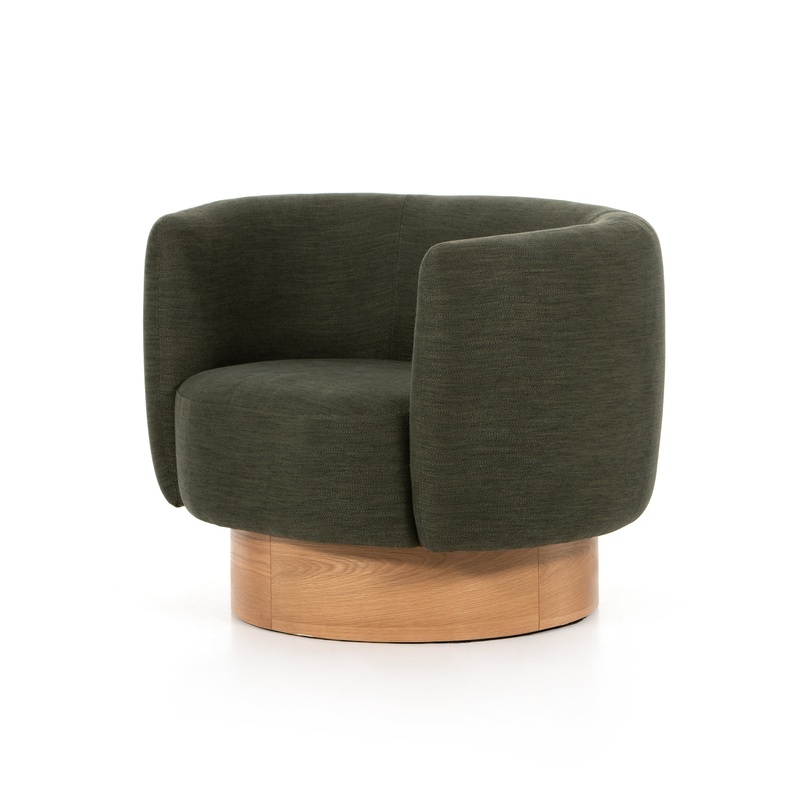 Calista Swivel Chair – Atlantis Moss