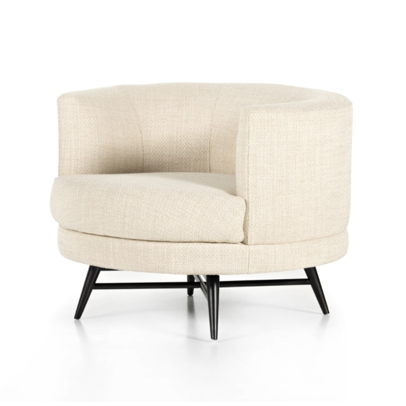 Carmela Swivel Chair – Irving Taupe