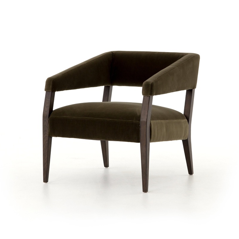 Gary Club Chair – Surrey Olive