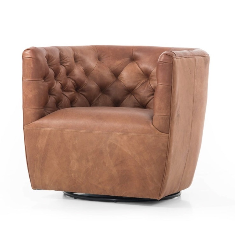 Hanover Swivel Chair – Heirloom Sienna