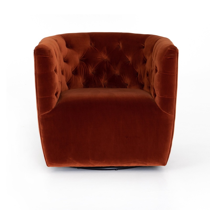 Hanover Swivel Chair – Sapphire Rust
