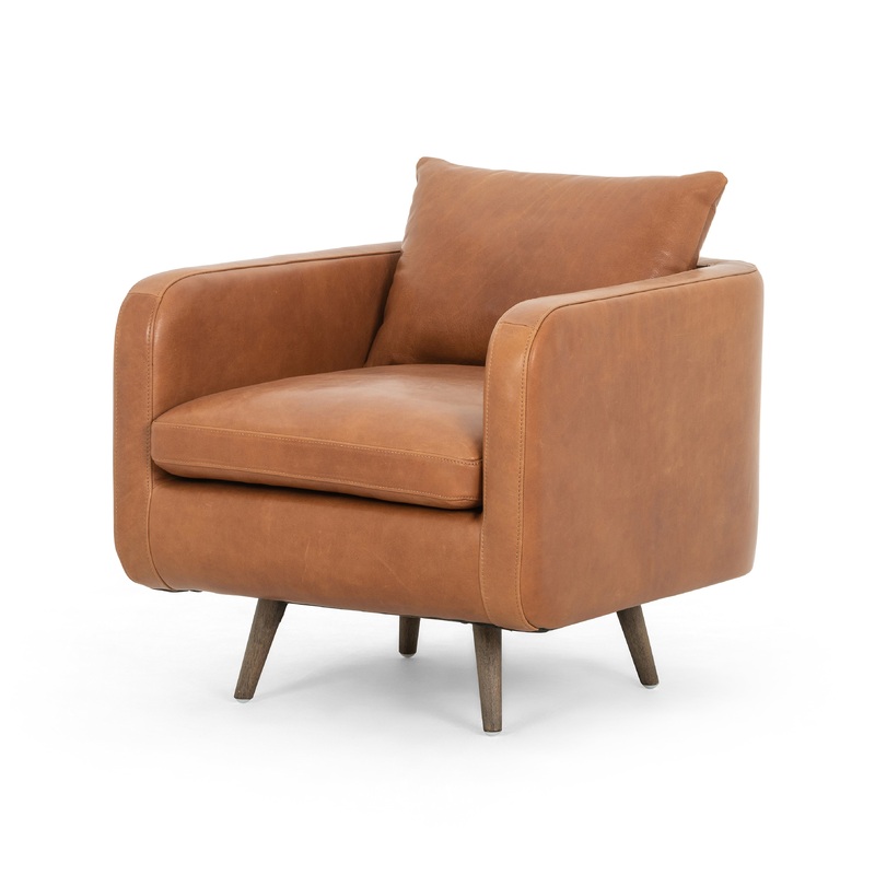 Kaya Swivel Chair-Haven Tobacco