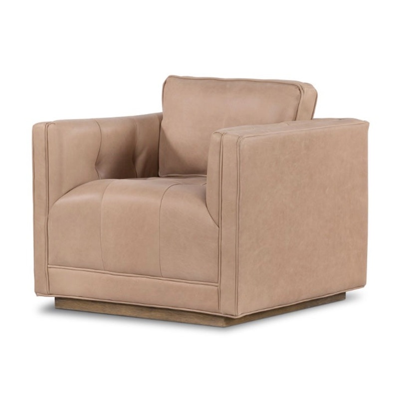 Kiera Swivel Chair-Palermo Nude