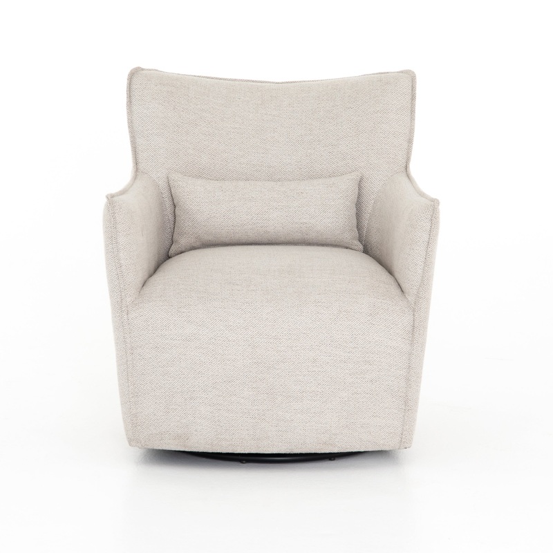 Kimble Swivel Chair – Noble Platinum