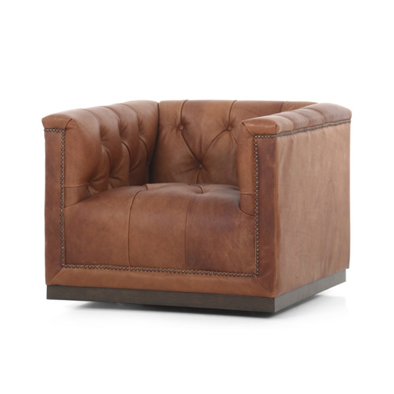 Maxx Swivel Chair- Heirloom Sienna