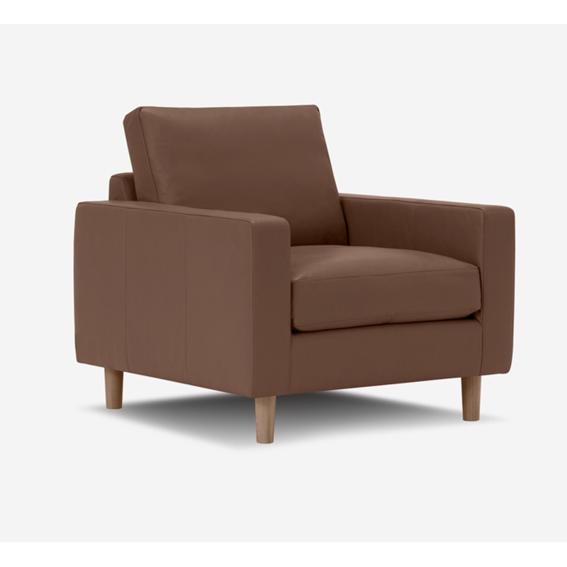 Oskar Plush Chair – Leather