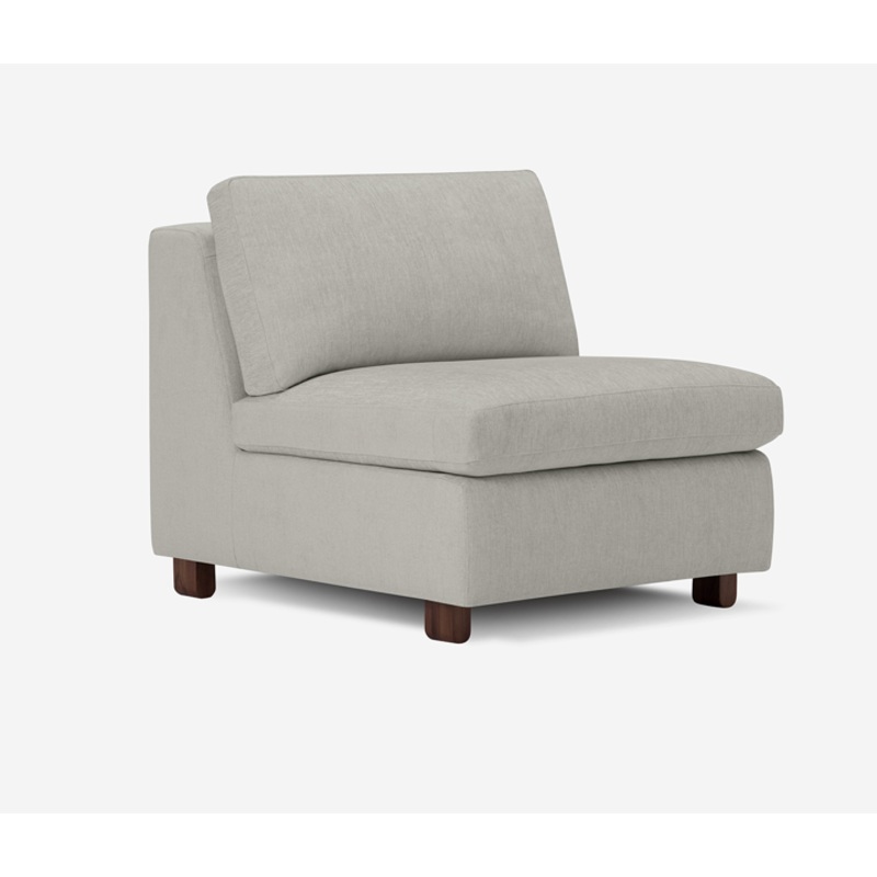 Reva Armless Storage Chair – Fabric