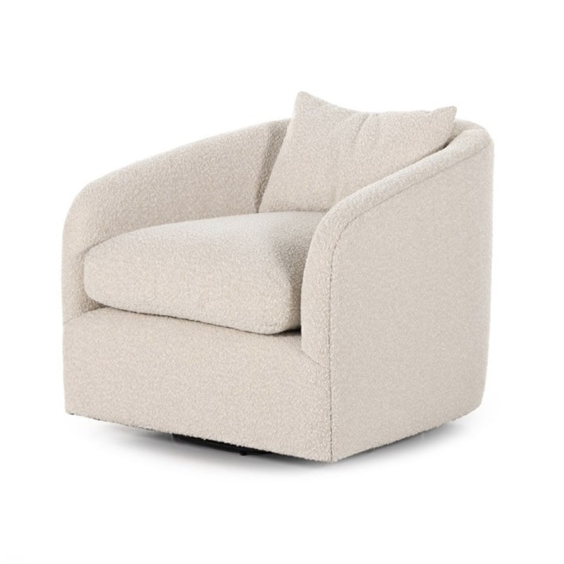 Topanga Swivel Chair-Knoll Natural