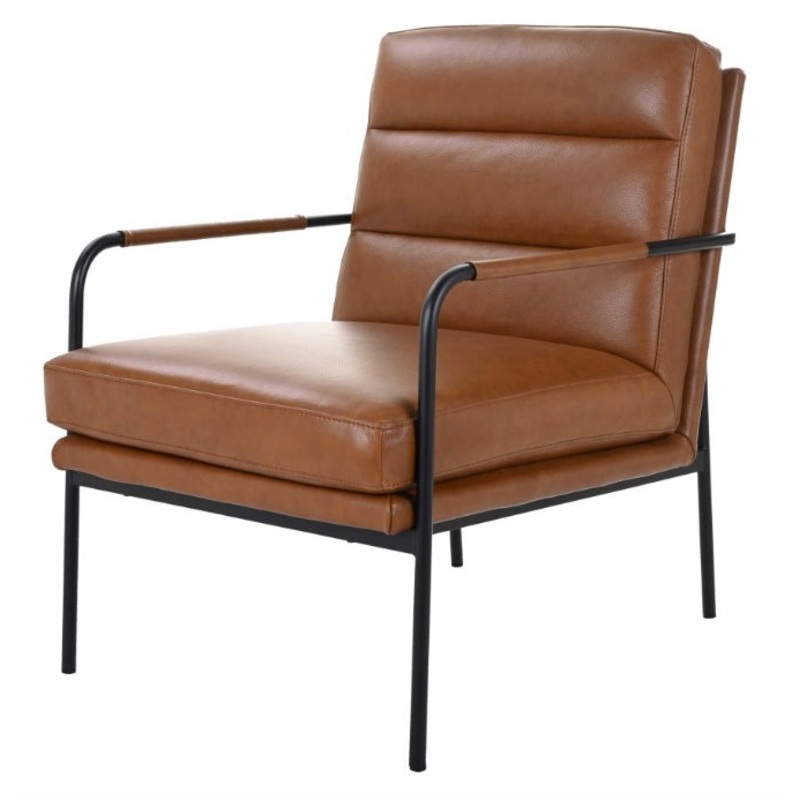 Verlaine Armchair Chestnut Brown