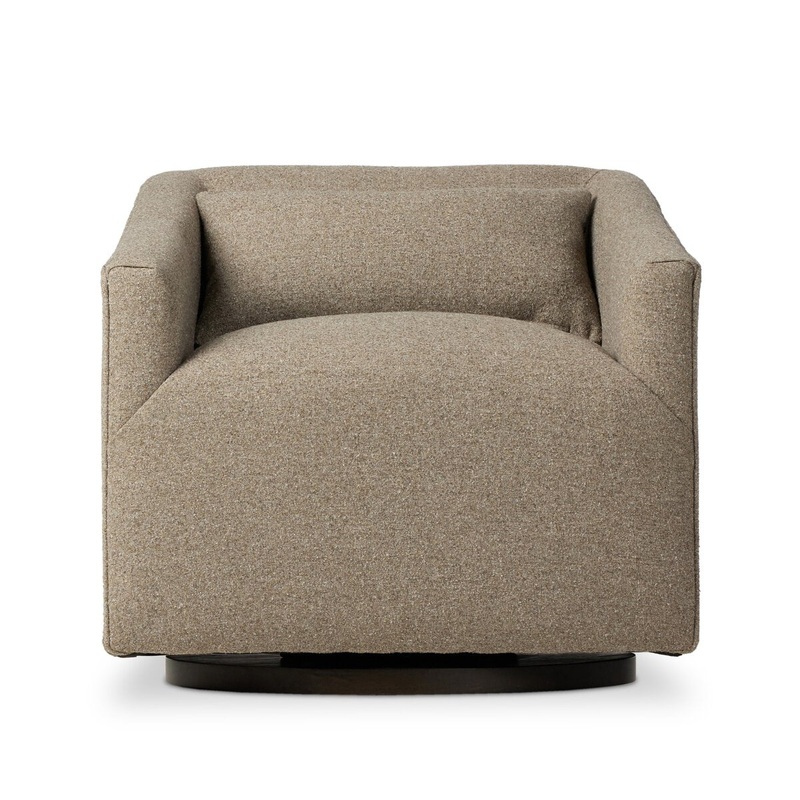 York Swivel Chair – Weslie Feather