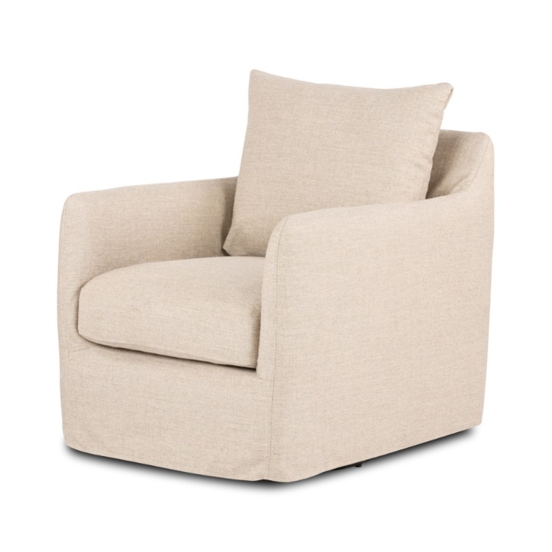 Banks Swivel Chair – Alcala Taupe