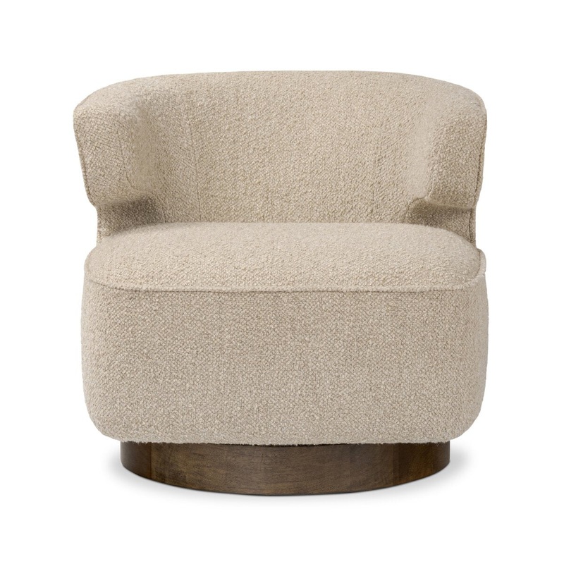 Dottie Swivel Chair – Berber Oatmeal