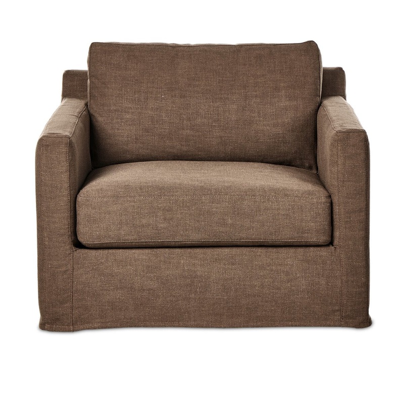 Hampton Slipcover Swivel Chair – Antwerp Cafe