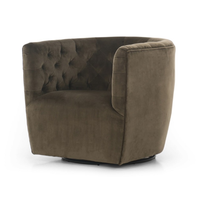 Hanover Swivel Chair- Surrey Olive