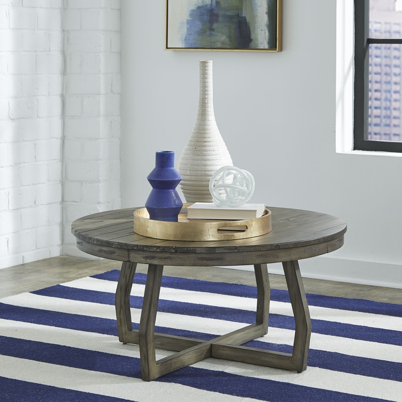 Hayden Way – Cocktail Table – Washed Gray
