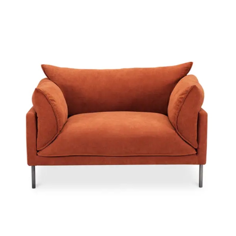 Jamara Chair and a Half – Burnt Auburn