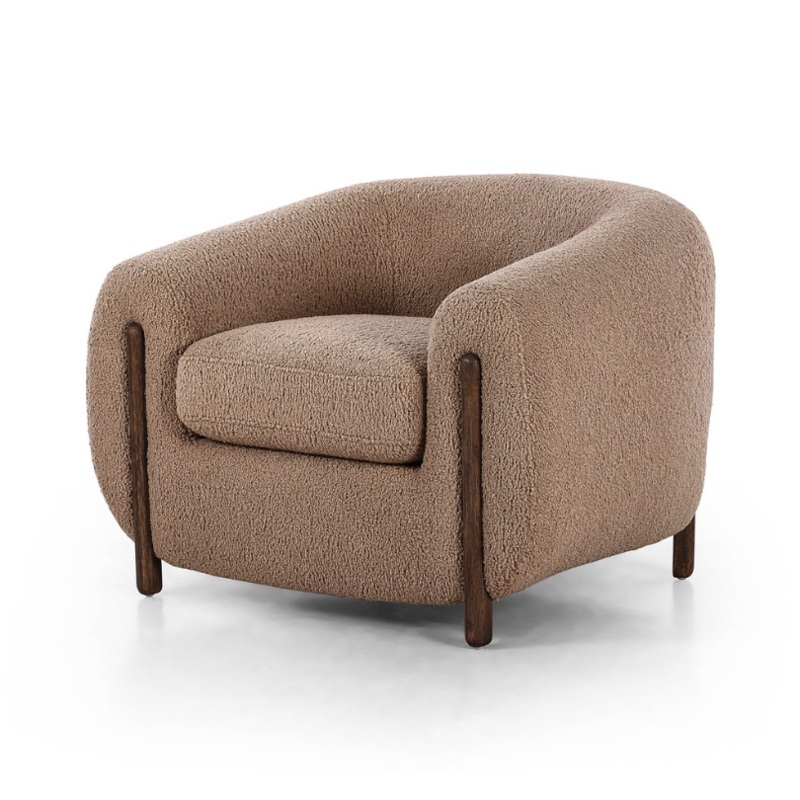 Lyla Chair – Sheepskin Camel