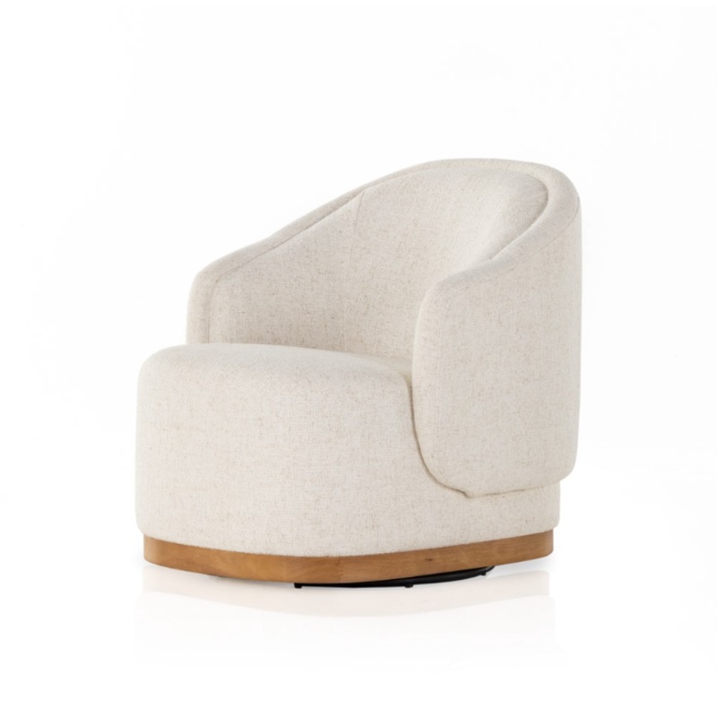 Martine Swivel Chair – Omari Natural