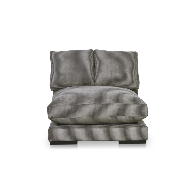 Plunge Slipper Chair – Charcoal