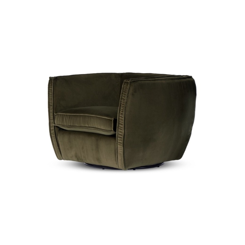 Rashi Swivel Chair – Surrey Olive