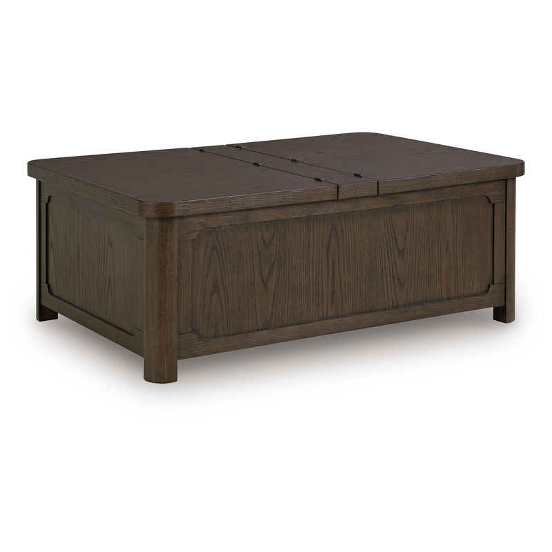 Breckington – Dark Brown – Cocktail Table With Storage