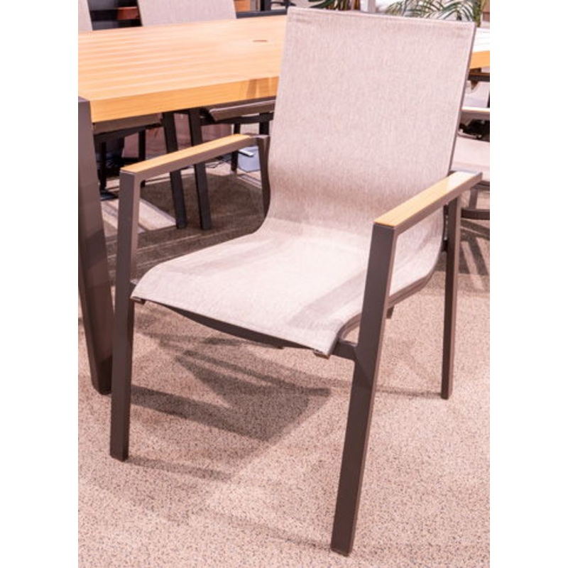 Carmel Highlands – Dark Brown – Sling Arm Chair (Set of 4)