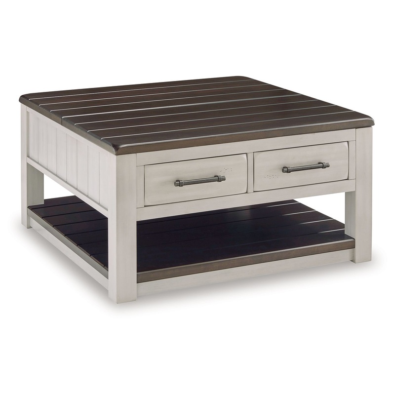 Darborn – Gray / Brown – Lift Top Cocktail Table