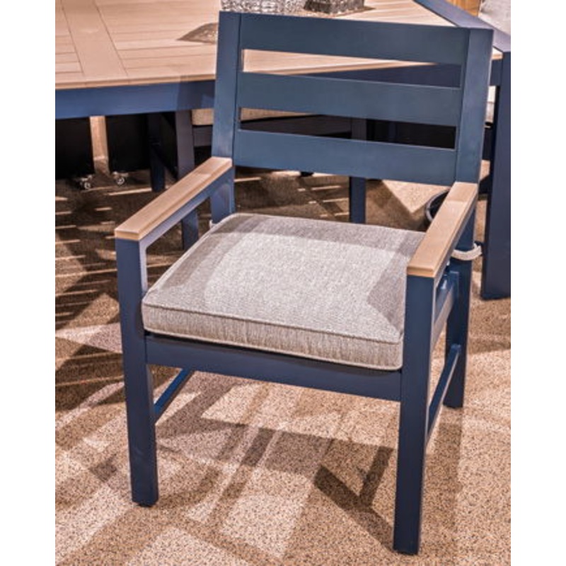 East Beach – Blue – Arm Chair With Cushion (Set of 2)