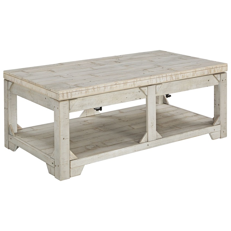 Fregine – Whitewash – Lift Top Cocktail Table