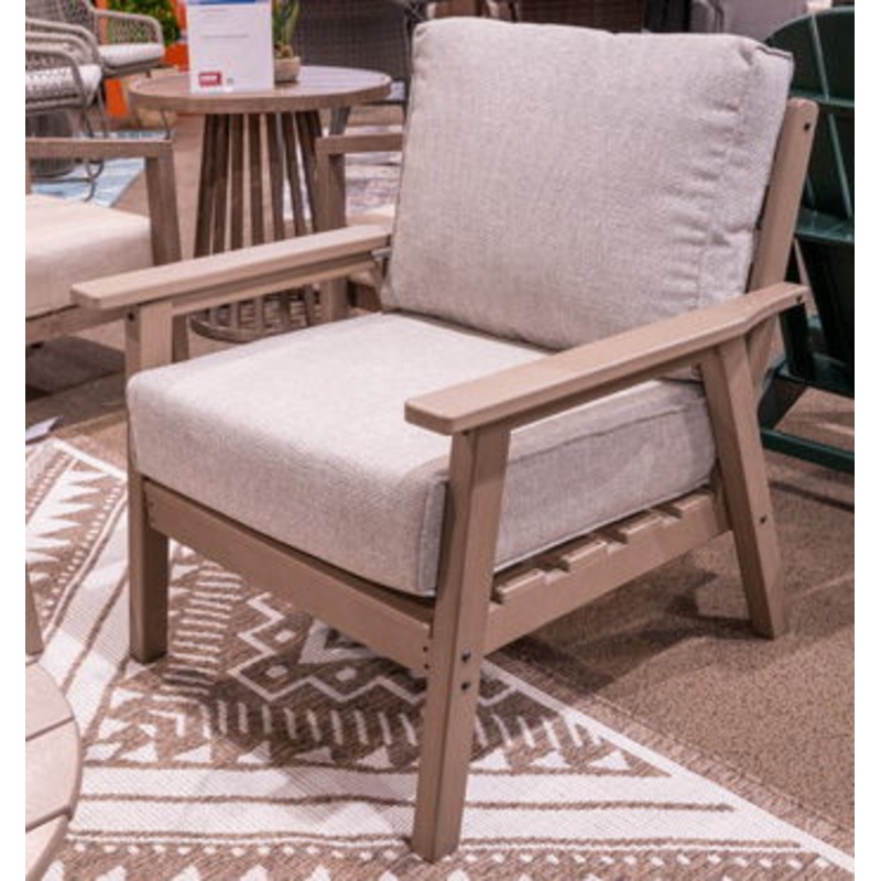 Grover Beach – Driftwood – Lounge Chair With Cushion (Set of 2)